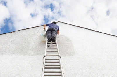 Peinture extérieure au Landin — façades et ravalement
